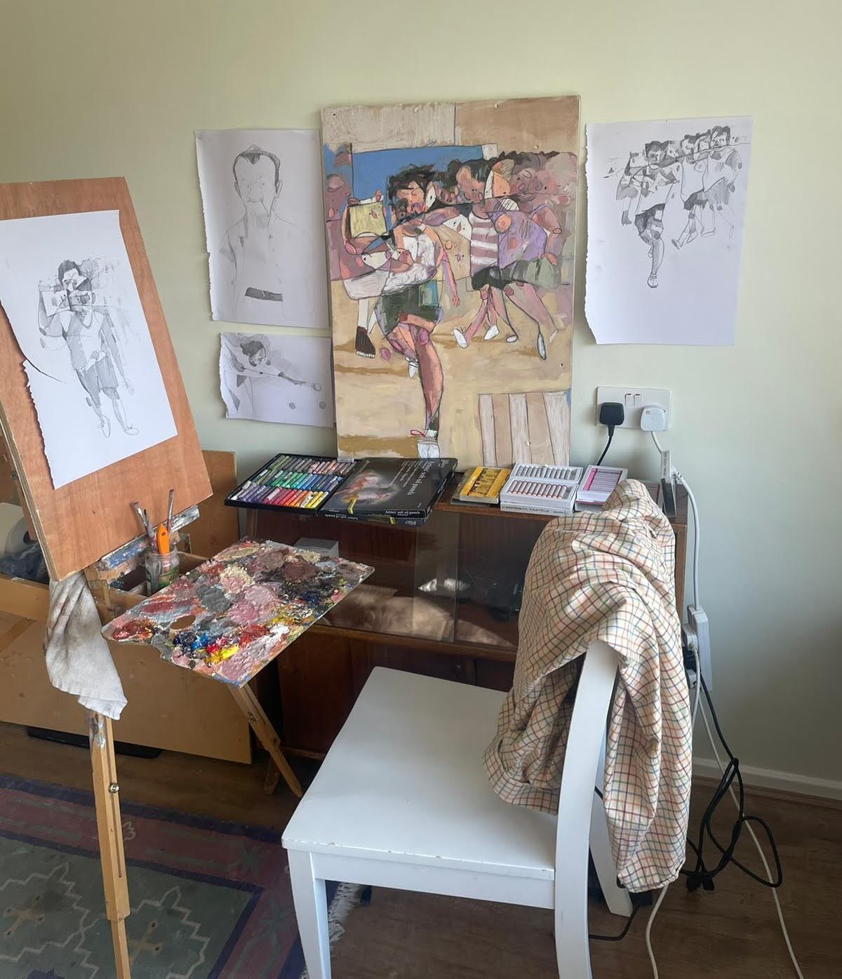 Frederick Ingoldby’s live/ work studio in St. Mary Newington Alms House.